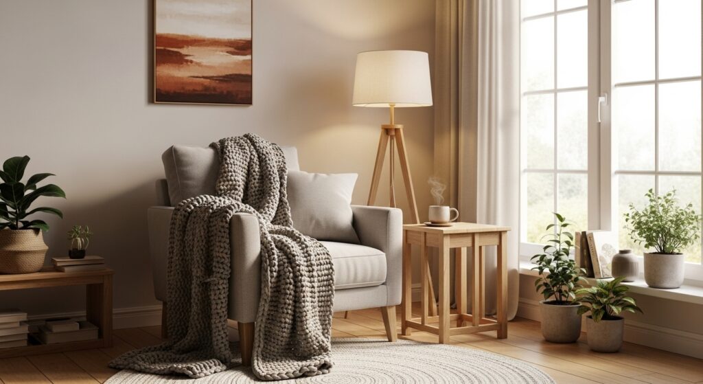 Hygge minimalist decor