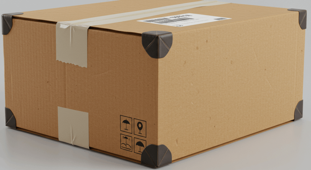 packed box
